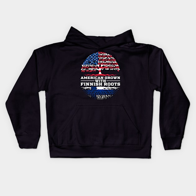 American Roots Finnish Kids Hoodie by shirtsyoulike